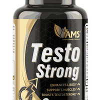 Testo Strong (60 Capsules) | Natural Testosterone Booster for Peak Performance