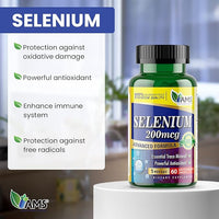 Selenium 200 mcg (60 Tablets) | Antioxidant & Immune Support
