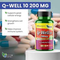 Q-Well10 (60 Count) | CoQ10 200mg