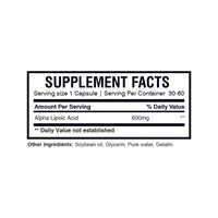 Lipoic Forte 600mg (60 Capsules) | Advanced Nerve Support