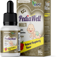 PediaWell: Multi 50mL (50 Servings) - Pediatric Multivitamin Drops
