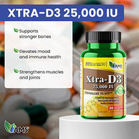 Xtra-D3 25,000 IU | Vitamin D3 Supplement