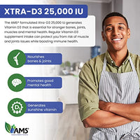 Xtra-D3 25,000 IU | Vitamin D3 Supplement
