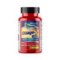 Omega-3 1000mg (60 Softgels) | Supports Vision, Brain, Joints, and Heart Health