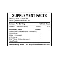 Pearly Caps (60 Capsules) | 1500 mg Glutathione Supplement for Men and Women