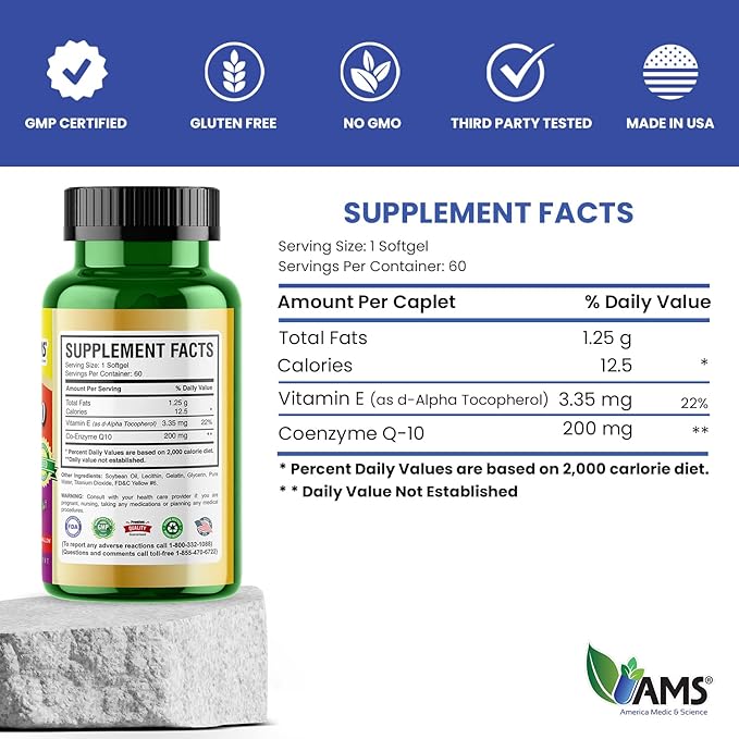 Q-Well10 (60 Count) |  CoQ10 200mg