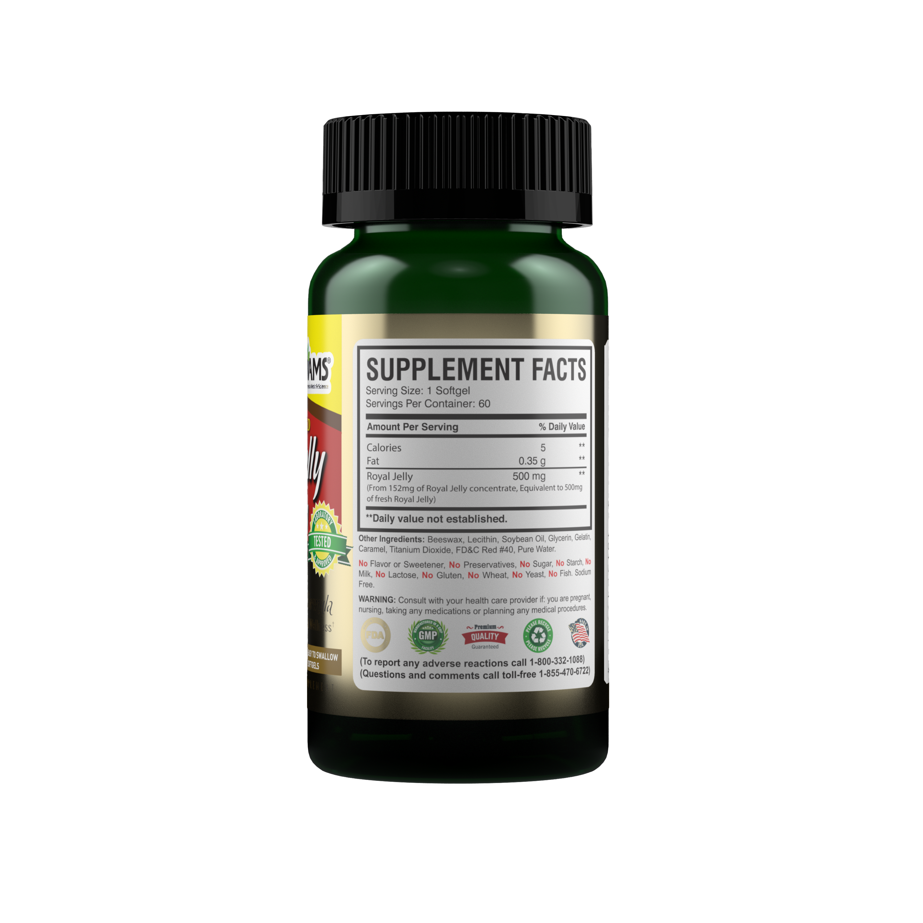 Royal Jelly 500mg (60 Soft Gels)
